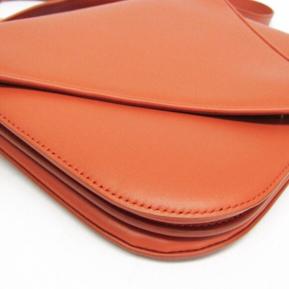 BOTTEGA VENETA Orange Leather Shoulder Bag - Picture 6 of 16